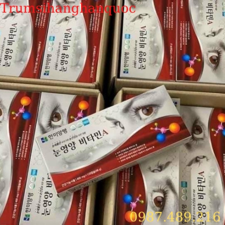 Viên uống bổ mắt HANMI Hàn Quốc 120 viên (Health Of Eye Vitamin A) [ Hàng Mới Về ]