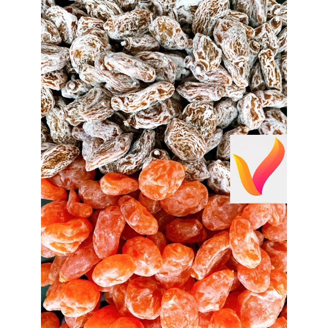 500g Xí muội thịt ( xí muội ôliu) chua ngọt trái to không hạt (1137)