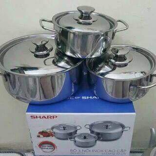 Bộ nồi sharp 3c