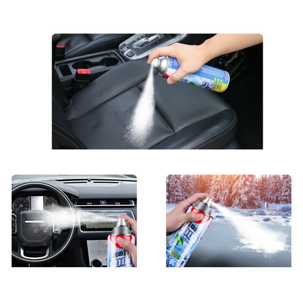 Bình xịt lạnh U-Well làm mát hạ nhiệt độ bề mặt tức thì, làm lạnh yên xe máy, ghế ô tô nén khí siêu thơm