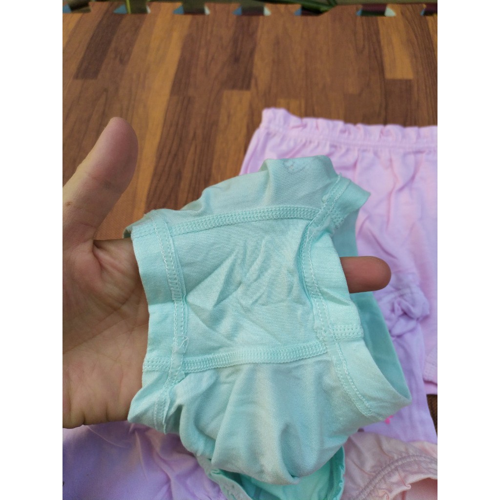 Quần lót đùi cotton cho bé gái in hình dễ thương size cho bé 14-29kg