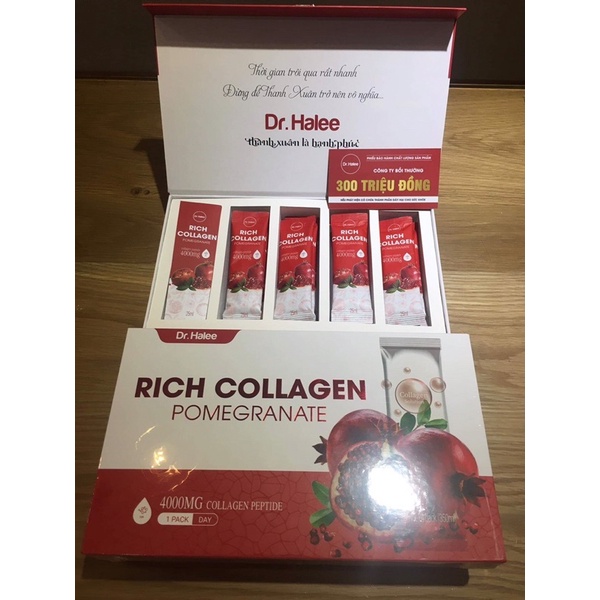 10 hộp - collagen nước vị lựu dr hale - ảnh sản phẩm 3