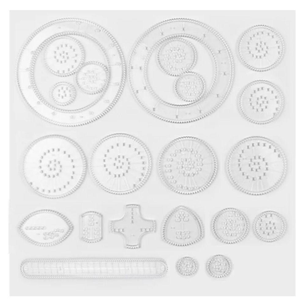 CHOOKEY Bộ Dụng Cụ Vẽ Tranh Thiết Kế Dạng Xoắn Ốc