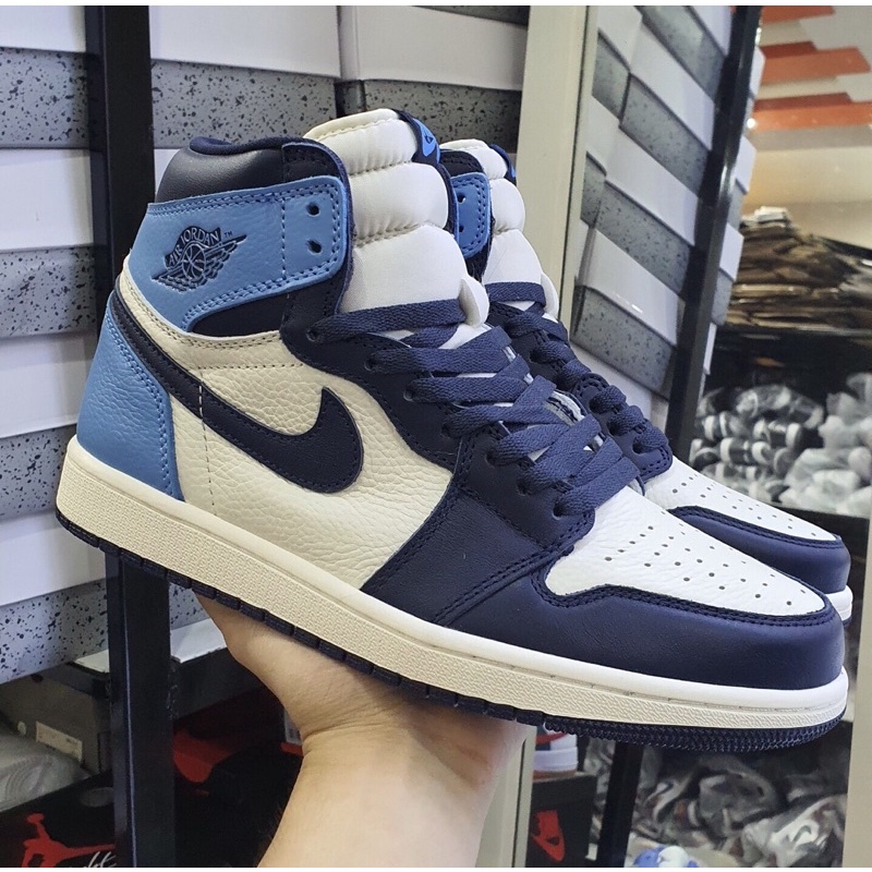 [Bear.sneaker] Giày Thể Thao J.D1 Retro high Obsidian UNC