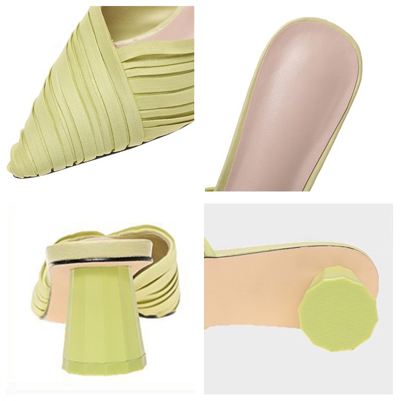 Dép cao gót XIELUAIZTA mũi nhọn thời trang thanh lịch dành cho nữ