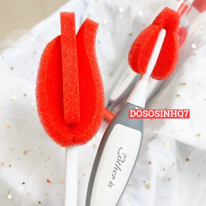 Bộ cọ rửa bình sữa silicone Mother Is