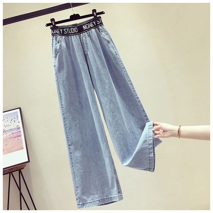 Quần Jeans Dài Lưng Cao Ống Rộng Co Giãn Cho Nữ Blxy520.Vn | BigBuy360 - bigbuy360.vn