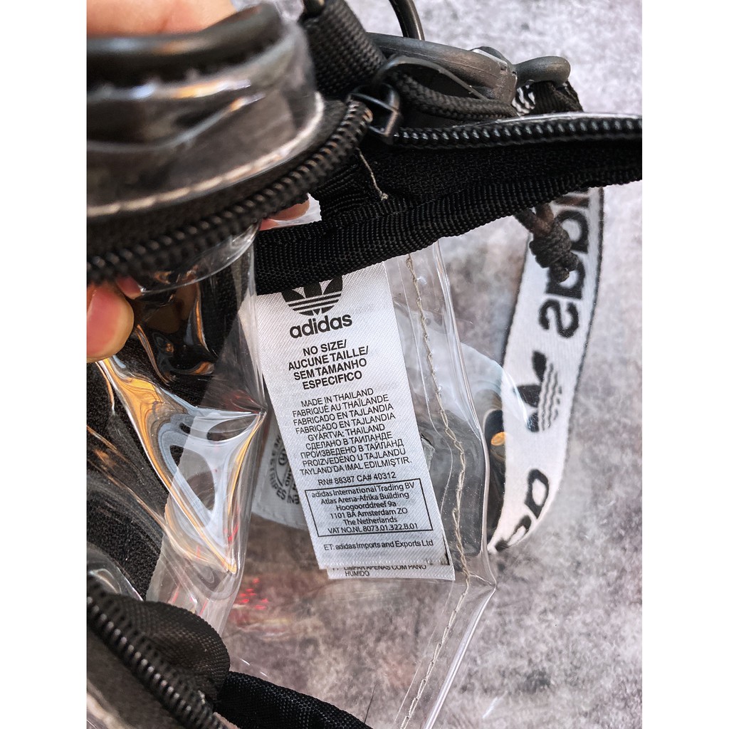 Túi đeo chéo Mini nam nữ Thời trang Trong suốt - Mini Bag - CROSBODY BAG BLACK CL5277