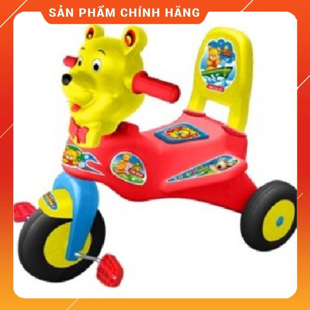 Xe 3 Bánh Con Gấu Nhựa Chợ Lớn - Xe 3 Bánh Trẻ Em