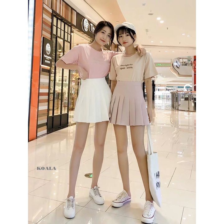Chân váy xếp ly tennis dáng chữ A KOALA, Chân váy tennis xếp ly lưng cao dáng ngắn có quần trong - CV09 | BigBuy360 - bigbuy360.vn