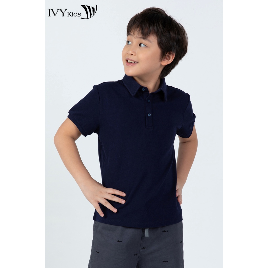 Áo polo bé trai IVY moda MS 57K1385