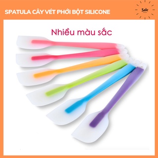 Spatula Cây Vét Bột Phới Trộn Bột Silicon Chịu Nhiệt 21cm lưới trong