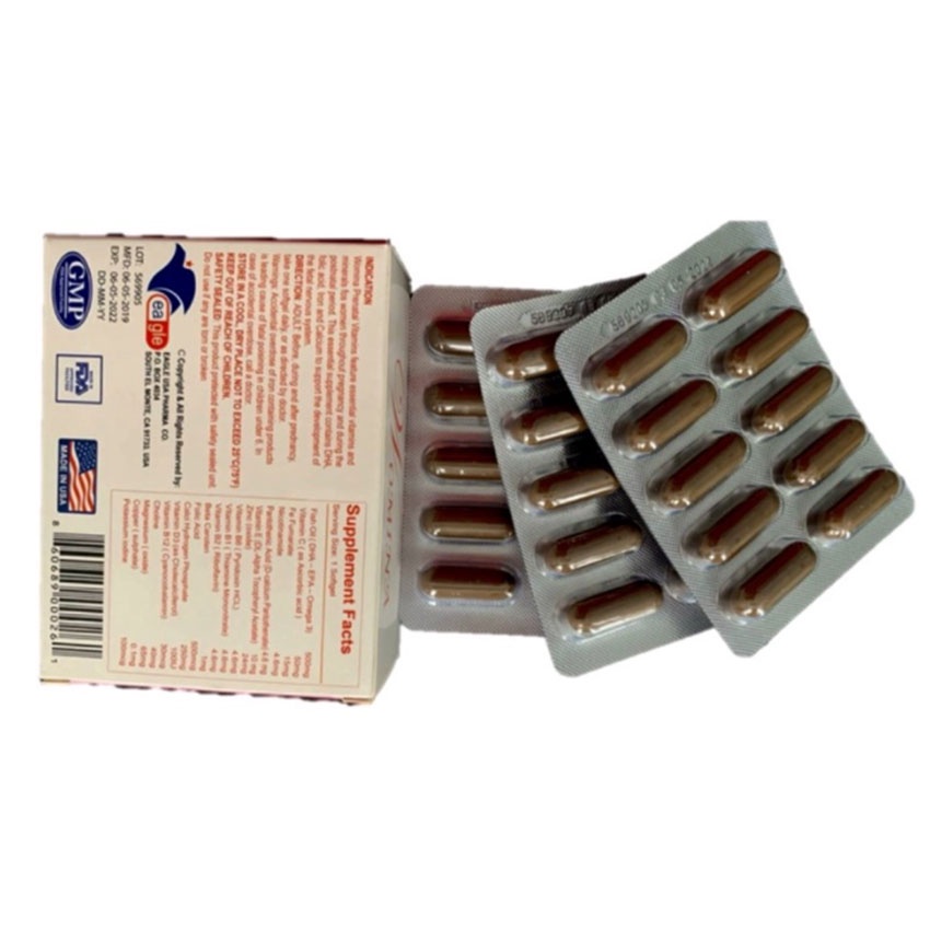 Womina giúp bổ sung vitamin &amp; các khoáng chất thiết yếu cho phụ nữ trong thời kỳ mang thai (hộp 30 viên) - Gia Hân