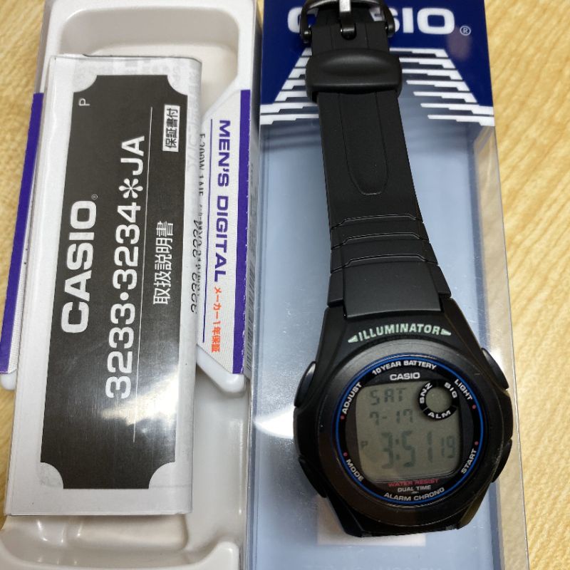 [Ảnh thật 100%] Đồng hồ nam Casio F200W-1AJF xách tay Nhật, có hộp đầy đủ