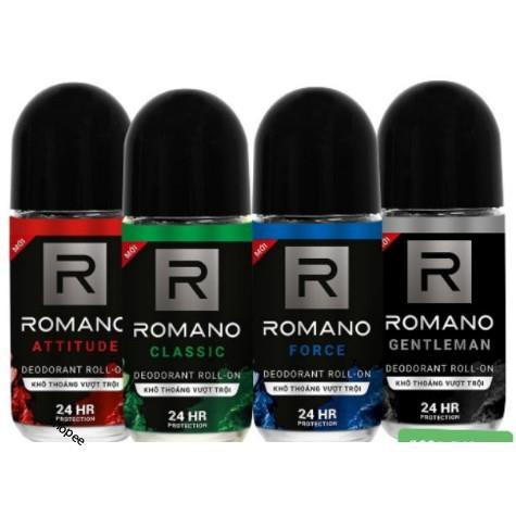 ROMANO - LĂN KHỬ MÙI ĐỦ MÙI HƯƠNG MỚI LOẠI 50ml - Superbox - Có thẻ mua tại Cửa Hàng