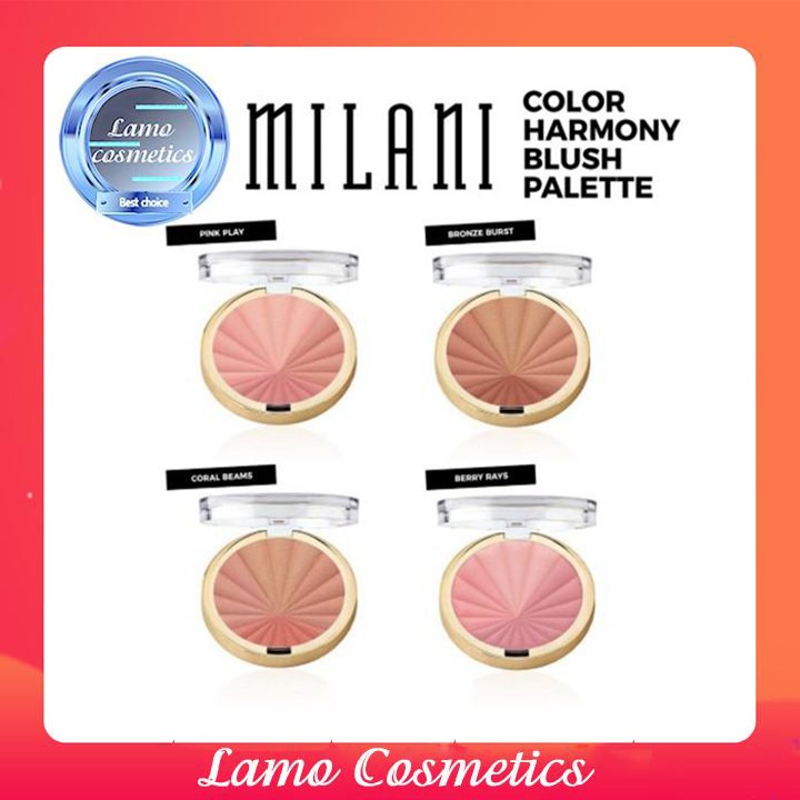 Phấn Má Hồng Milani Color Harmony Blush Palette Italia Chính Hãng 100% | BigBuy360 - bigbuy360.vn