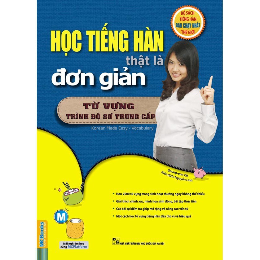 Sách - Học tiếng Hàn thật là đơn giản – từ vựng trình độ trung cấp