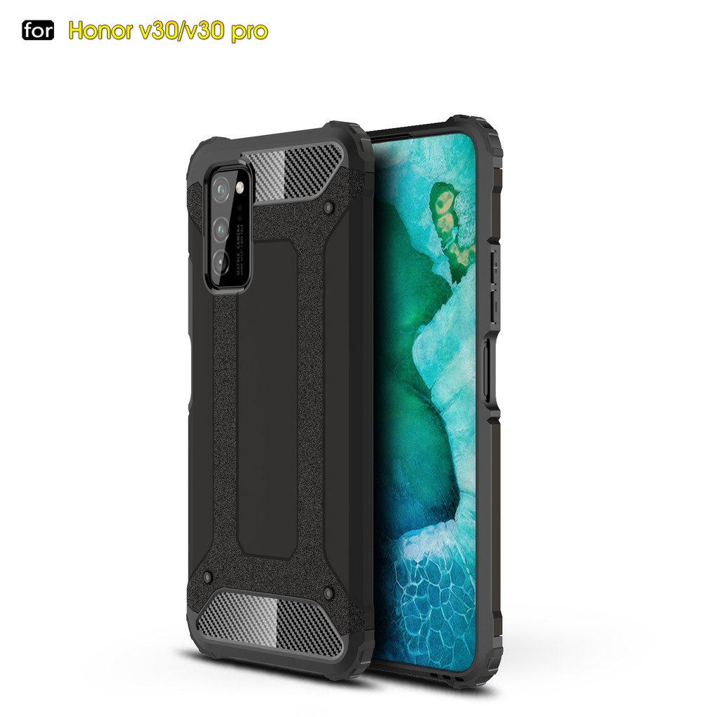 Ốp Lưng Tpu + Pc Cao Cấp Cho Huawei Honor V30 / Play 4 Pro / V30 Pro