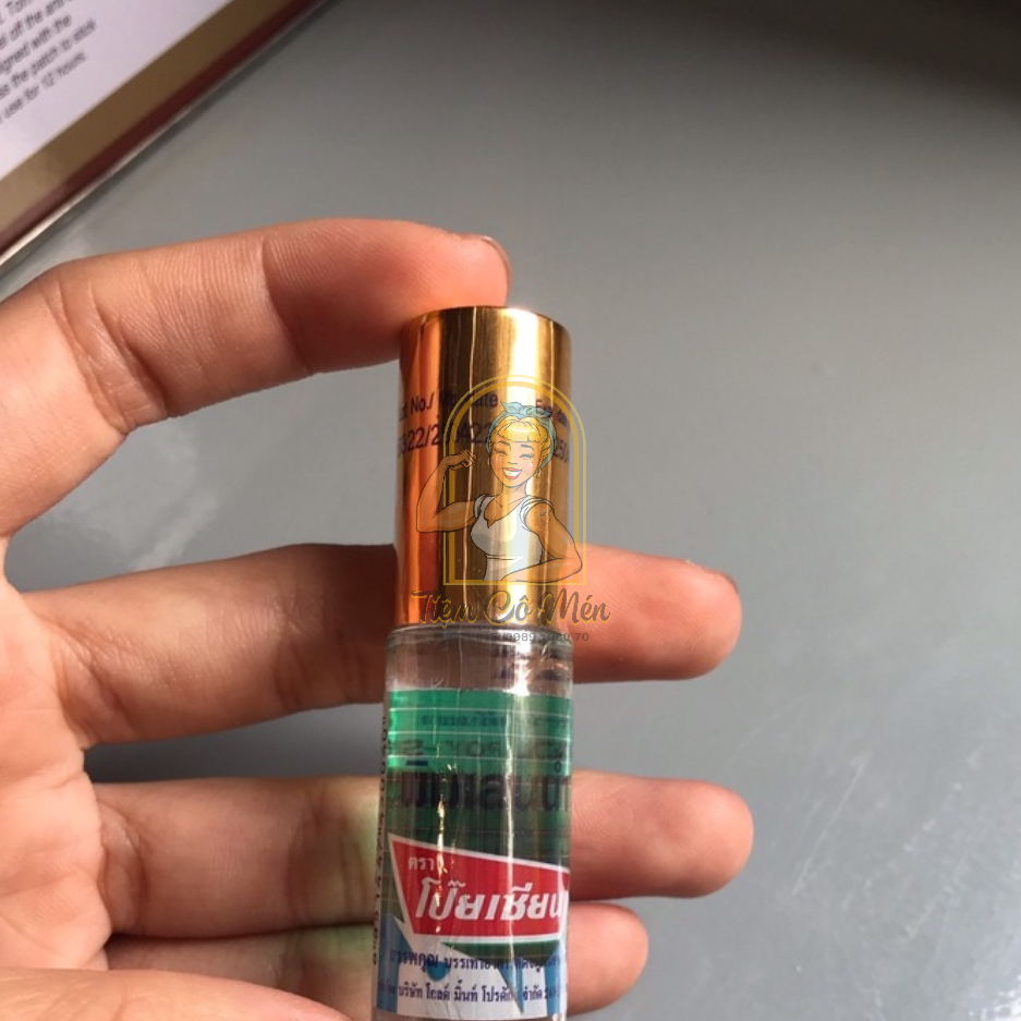 Dầu Lăn Thảo Dược Pim-Saen Balm Oil Poy-Sian 5ml Thái Lan - Nội Địa Thái Lan