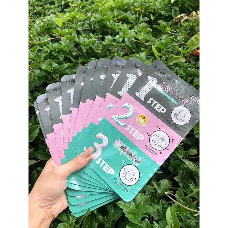 LỘT MỤN 3 bước🍒dùng bao phê🍒3 step lột sạch mụn dầu đen, mụn cám làm sáng da