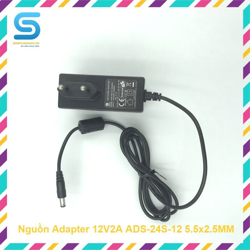 Nguồn Adapter 12V2A ADS-24S-12 5.5x2.5MM HONOR Chính Hãng