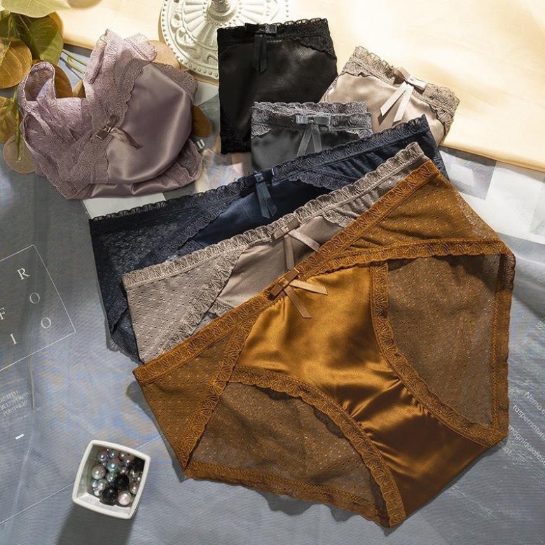 Quần Lót Ren Lụa Lạnh FaBic Kháng Khuẩn Cao Cấp 266  - LADY