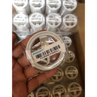 Cáp Iphone 7 Foxconn 5 chip 3415 có 2 đầu bọc thép đan lưới dầy 144 sợi