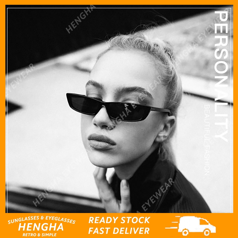 Mắt kính gọng hẹp cá tính thời trang cổ điển dành cho unisex