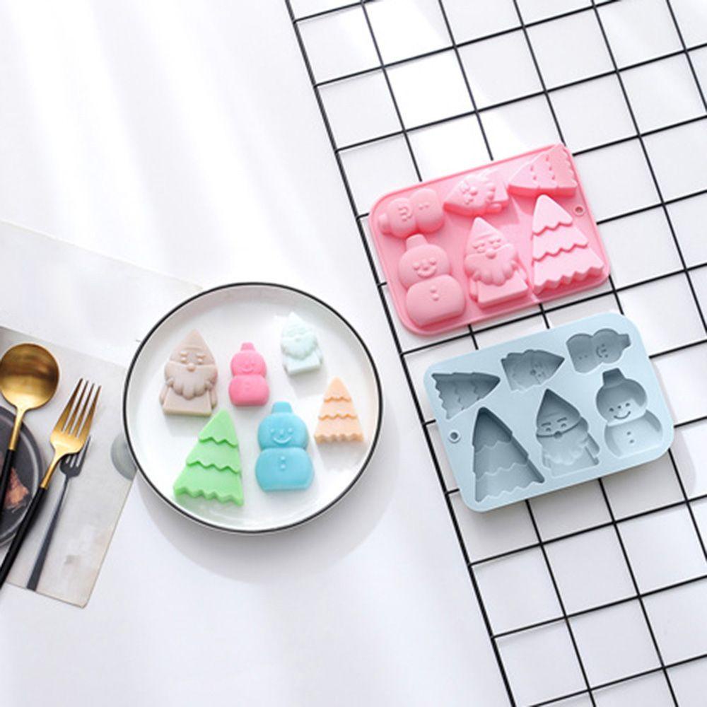 CONOPERY Khuôn Silicone Tạo Hình Làm Bánh Kẹo Hình Người Tuyết