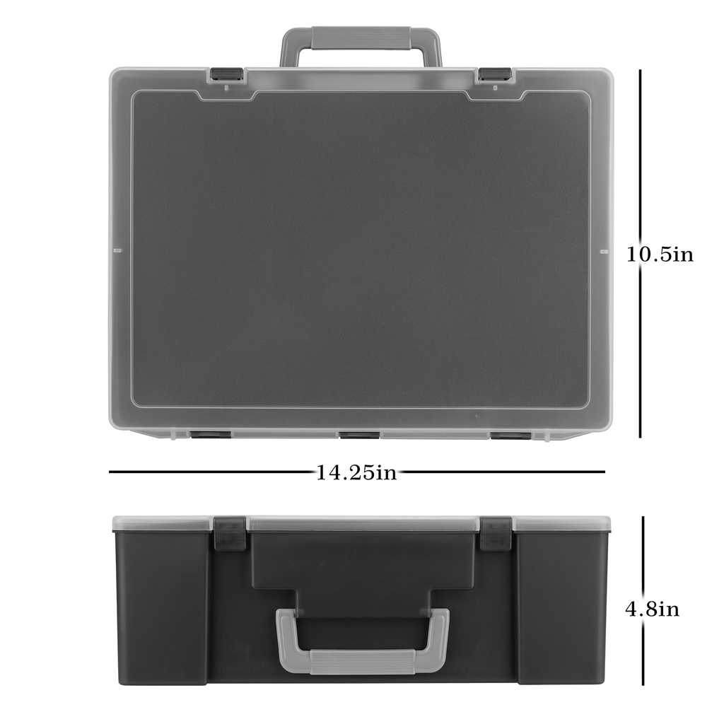 Túi Đựng Mô Hình 108 Ngăn Màu Đen Tương Thích Với Warhammer 40k Dungeons & Dragons