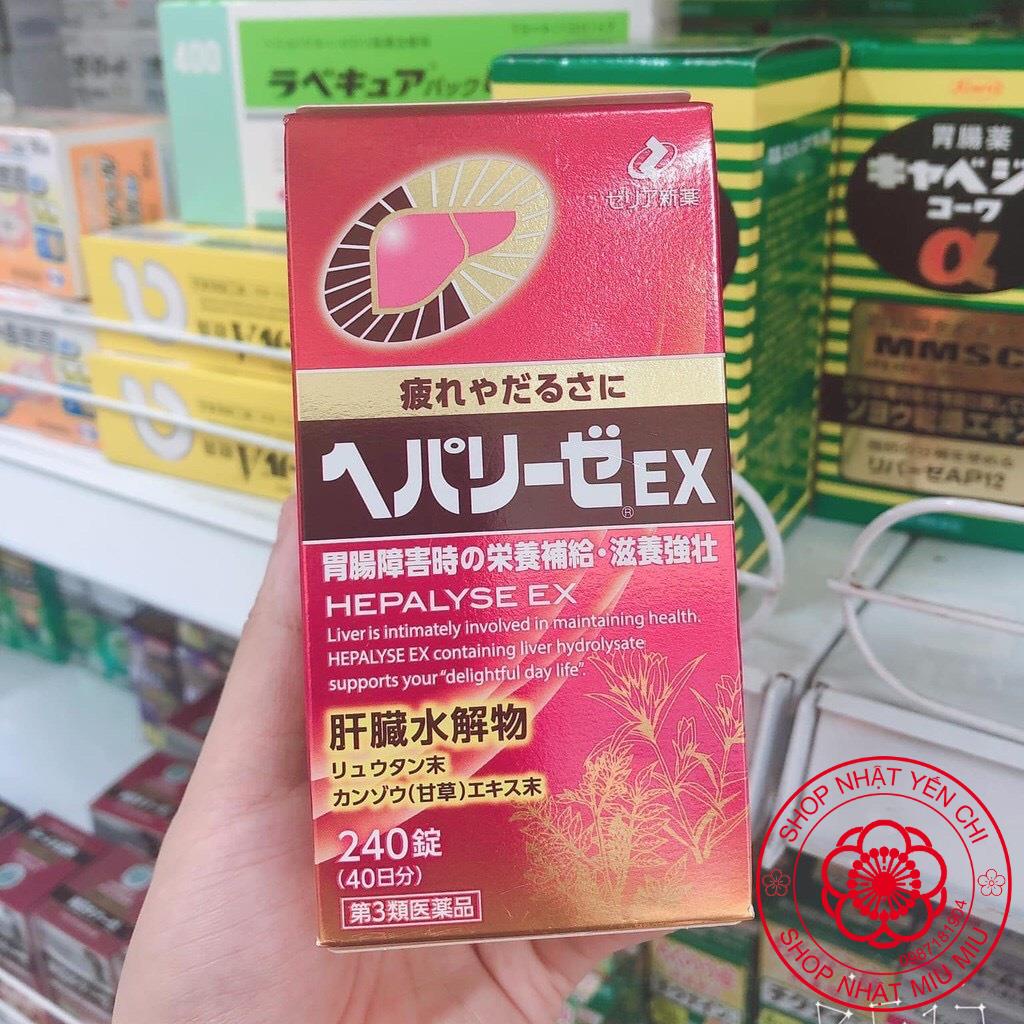 Viên uống bổ gan, thải độc gan Hepalyse EX Nhật Bản