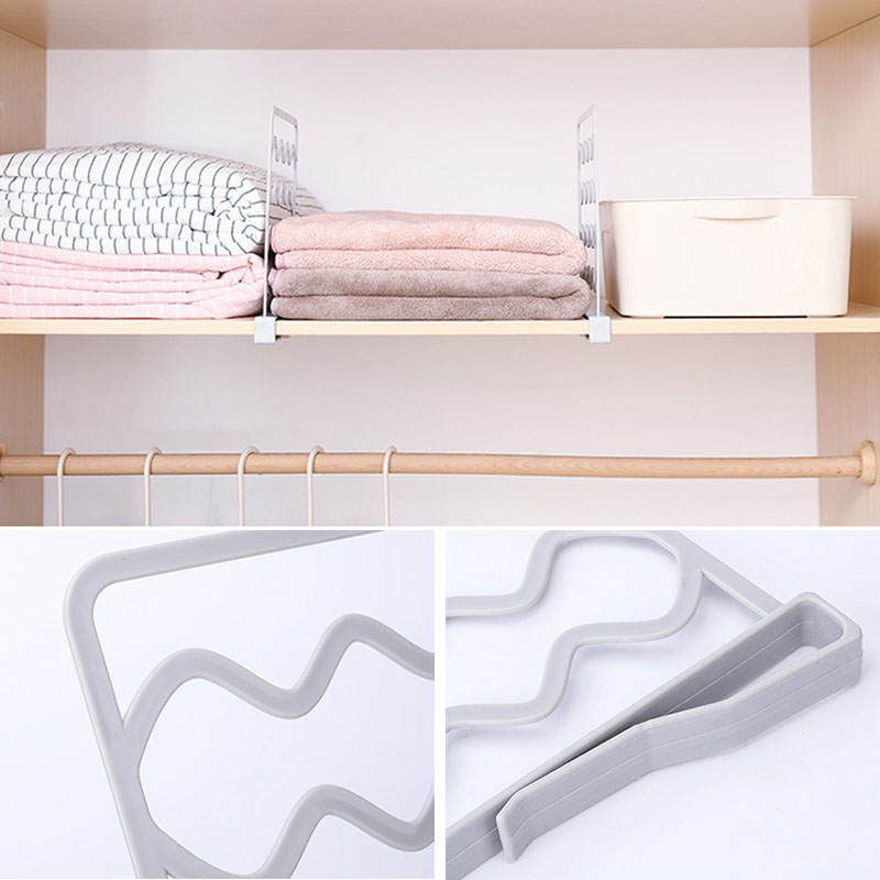 Giá Đỡ Chia Ngăn Tủ Quần Áo / Đồ Lót Tiện Lợi