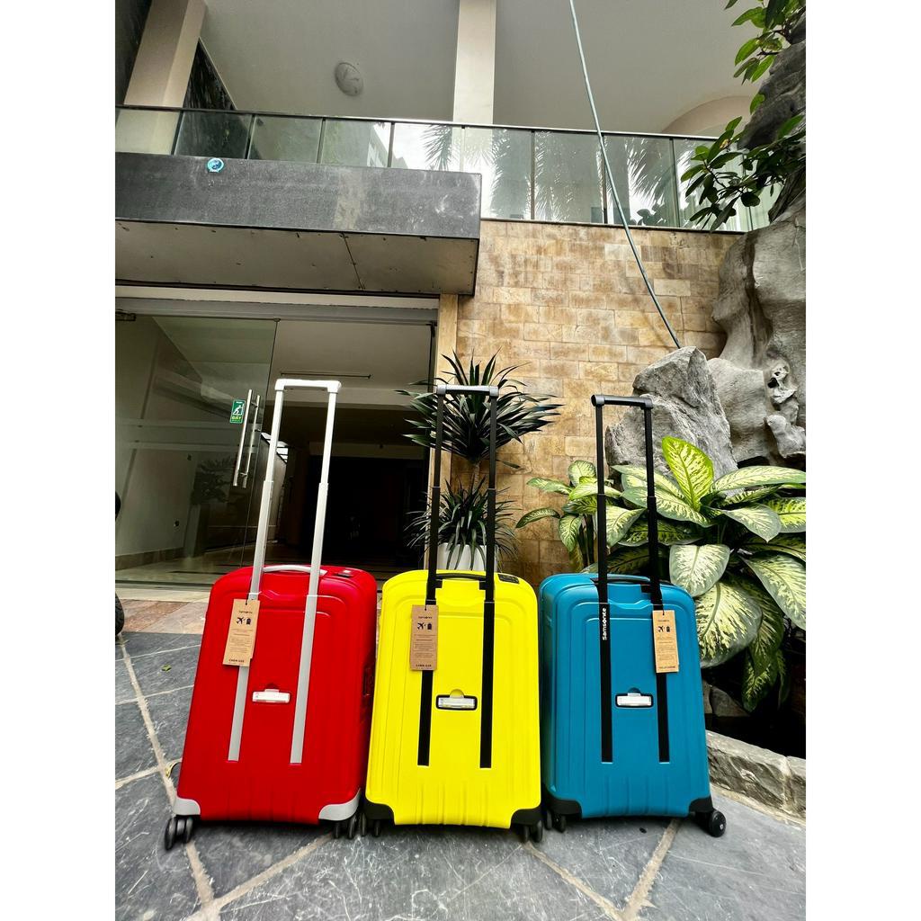 Valy Cao Cấp Samsonite S'cure mẫu 2023 Size Cabin xách tay  - Madein EU