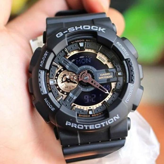 [ĐẸP. ĐỘC. GIÁ RẺ] Đồng hồ nam G-SHOCK  Casio GA-110GB-1ADR dây cao su