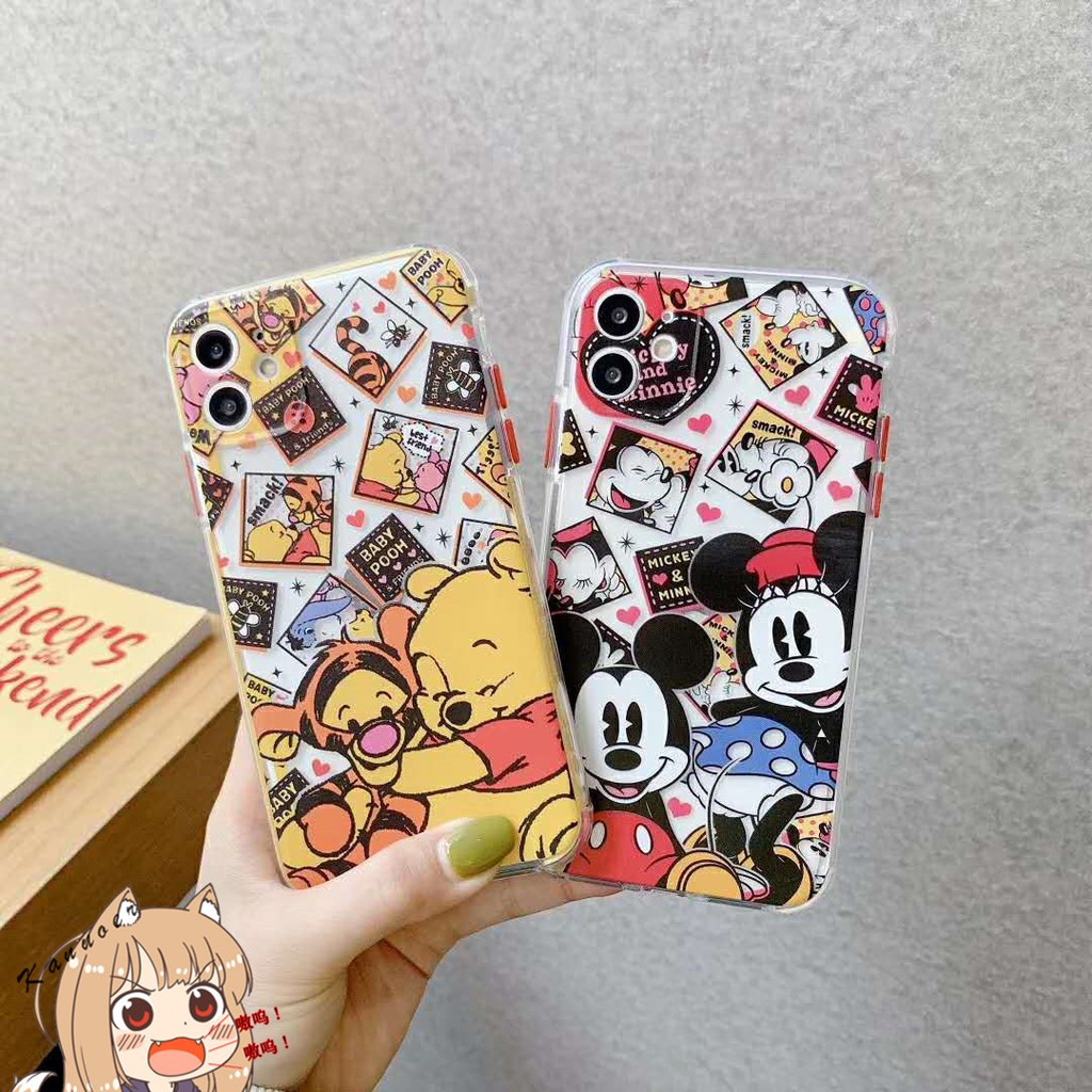 Ốp Điện Thoại Chống Va Đập In Hình Chuột Mickey Cho Iphone 12 Se2 11pro Xs Xr 8plus I7 Xs Max