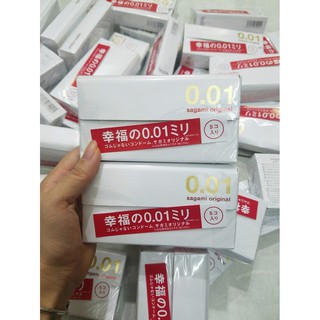 Bao cao su Sagami Original 0.01 đem lại cảm giác vô cùng chân thật