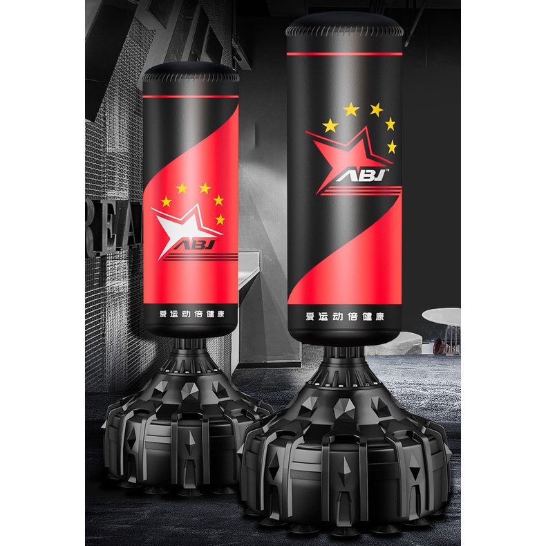 Trụ boxing tự đứng 3 sao ABJ 43017 cao 1m7 hàng nhập khẩu cao cấp