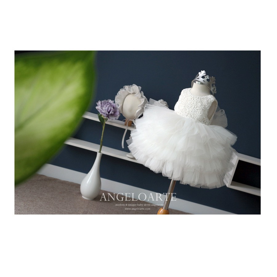 Đầm công chúa nhiều tầng cho bé (tặng kèm vương miện)