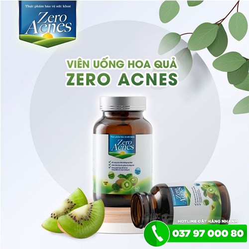 Viên Uống Hoa Quả Zero Acnes TRUENATURAL Chống Oxy Hóa, Giúp Làm Giảm Lão Hóa, Giảm Nám, Sạm Da, Giảm Mụn, Giúp Da Sáng | BigBuy360 - bigbuy360.vn