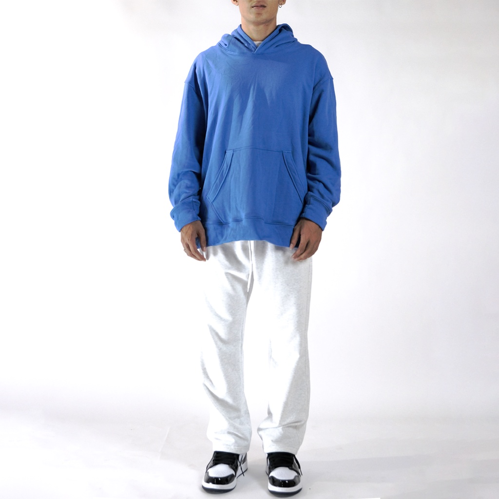 ÁO HOODIE UNISEX &quot; BASIC BLUE HOODIE &quot; VẢI NỈ 100% COTTON DÀY - liamstudio