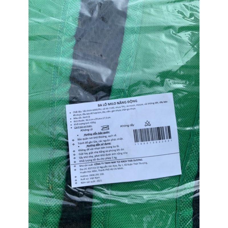 Ba lô milo bé đi học tiểu học