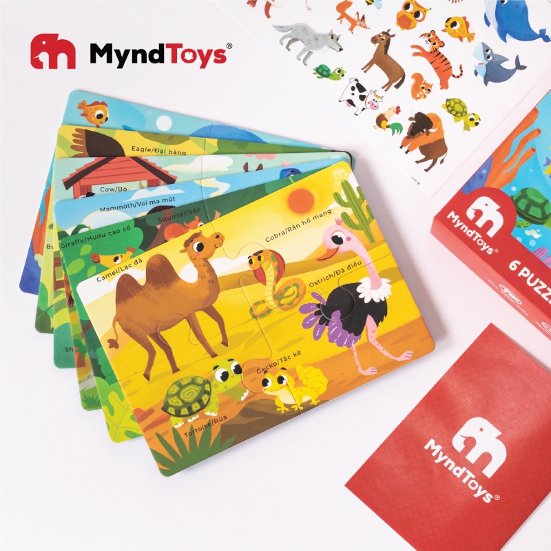 Đồ Chơi Giáo Dục Myndtoys My First Learning - World of Animals Dành Cho Các Bé Trên 3 Tuổi