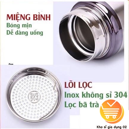 Bình giữ nhiệt cao cấp L7 Inox 304 an toàn cho sức khỏe, Phù hợp dùng trong văn phòng nhiều dung tích 600ml 780ml 1000ml