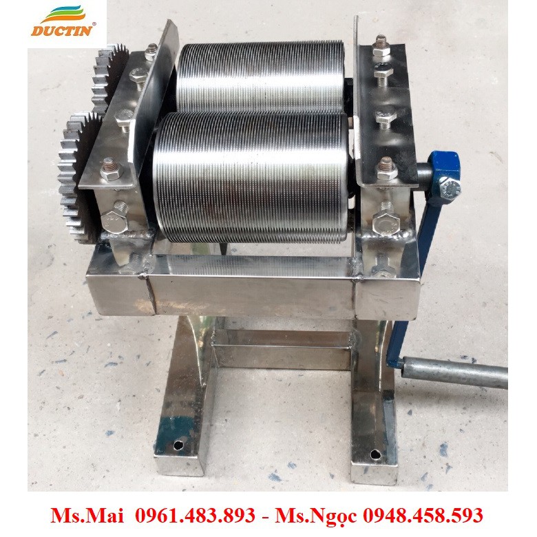 Máy thái bì quay tay inox(INOX 304 ĐẸP)