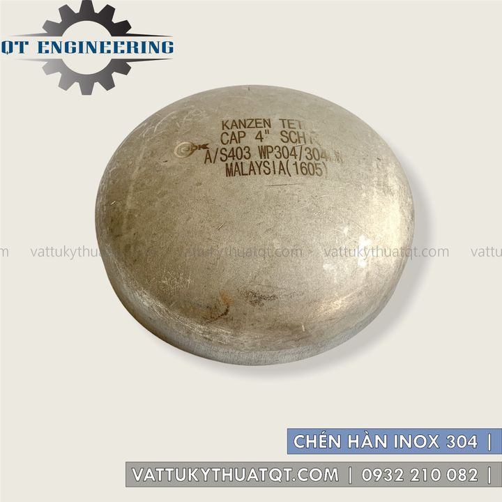 Chén Hàn Inox 304 | DN50,DN65,DN80,DN100,DN125