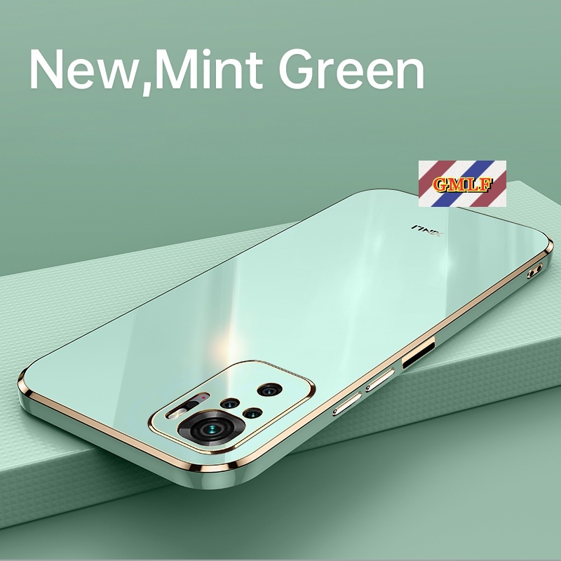 Ốp Điện Thoại Silicon Mạ Viền 6D Cho Xiaomi Redmi Note 10 9 Pro 10S 9S 7S 8 7