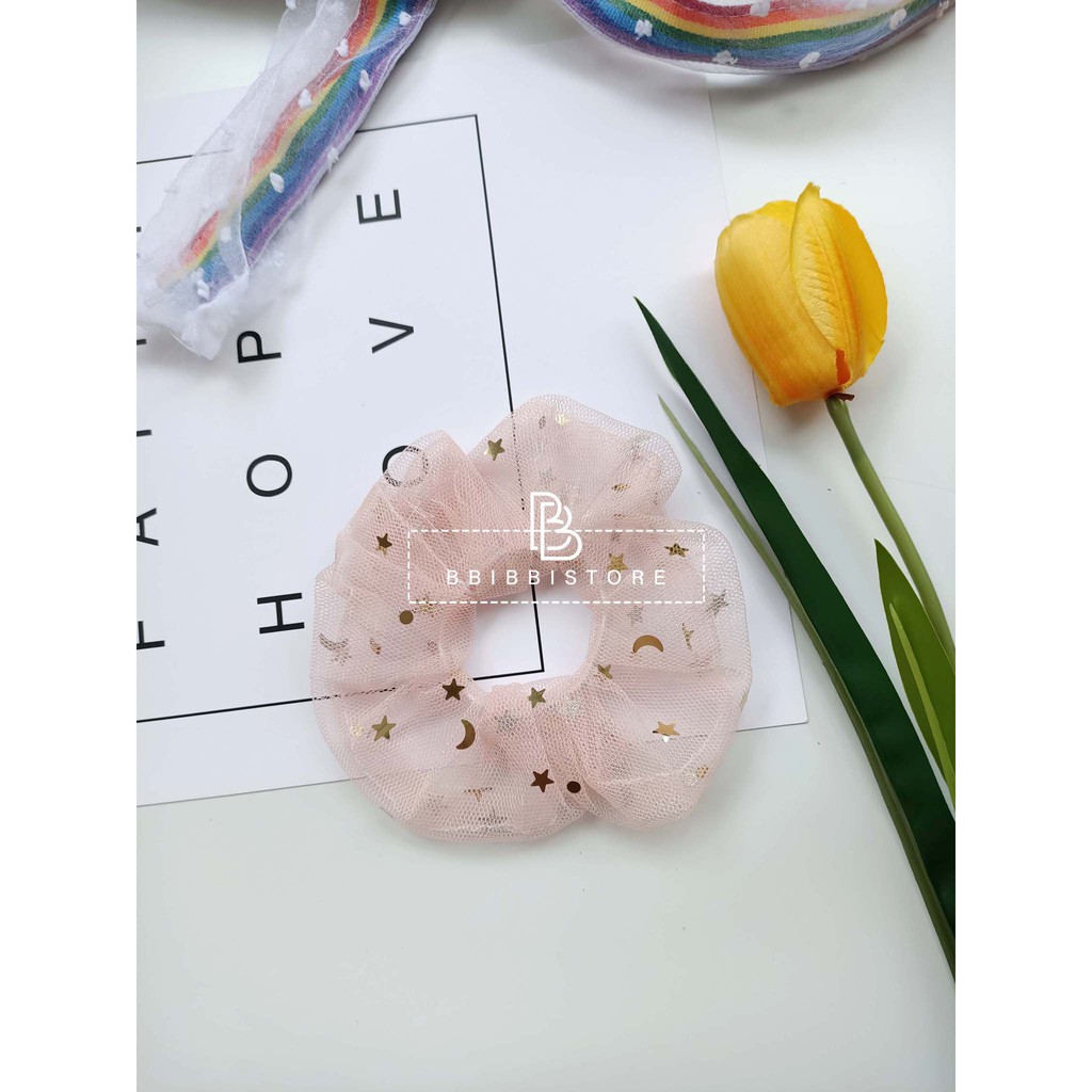 Scrunchies, BỜM CẦU VỒNG ĐỦ LOẠI , HOT HIT, SIÊU XINH