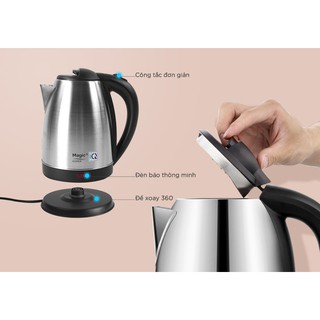 ( Cam kết chính hãng ) Bình Đun Siêu Tốc Magic Korea A-08 1.8L