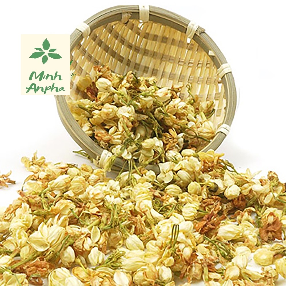 ✅ Trà Hoa Nhài  Sấy Khô Nguyên Bông Trắng Đẹp Thượng Hạng Minh Anpha