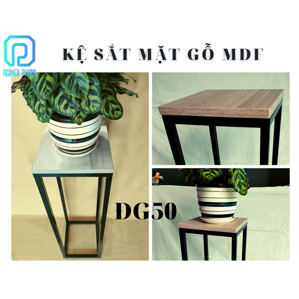 Kệ cây cảnh, set kệ trang trí nhiều kích cỡ decor ban công kê chậu cây cảnh đứng, ôp bề mặt gỗ sang trọng